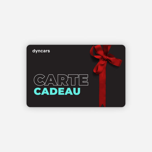 La carte cadeau dyncars, offrez le choix à vos proches et amis