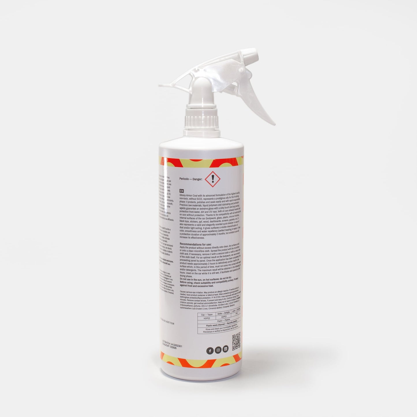 GLOSSY ARMOR COAT, Protection en spray