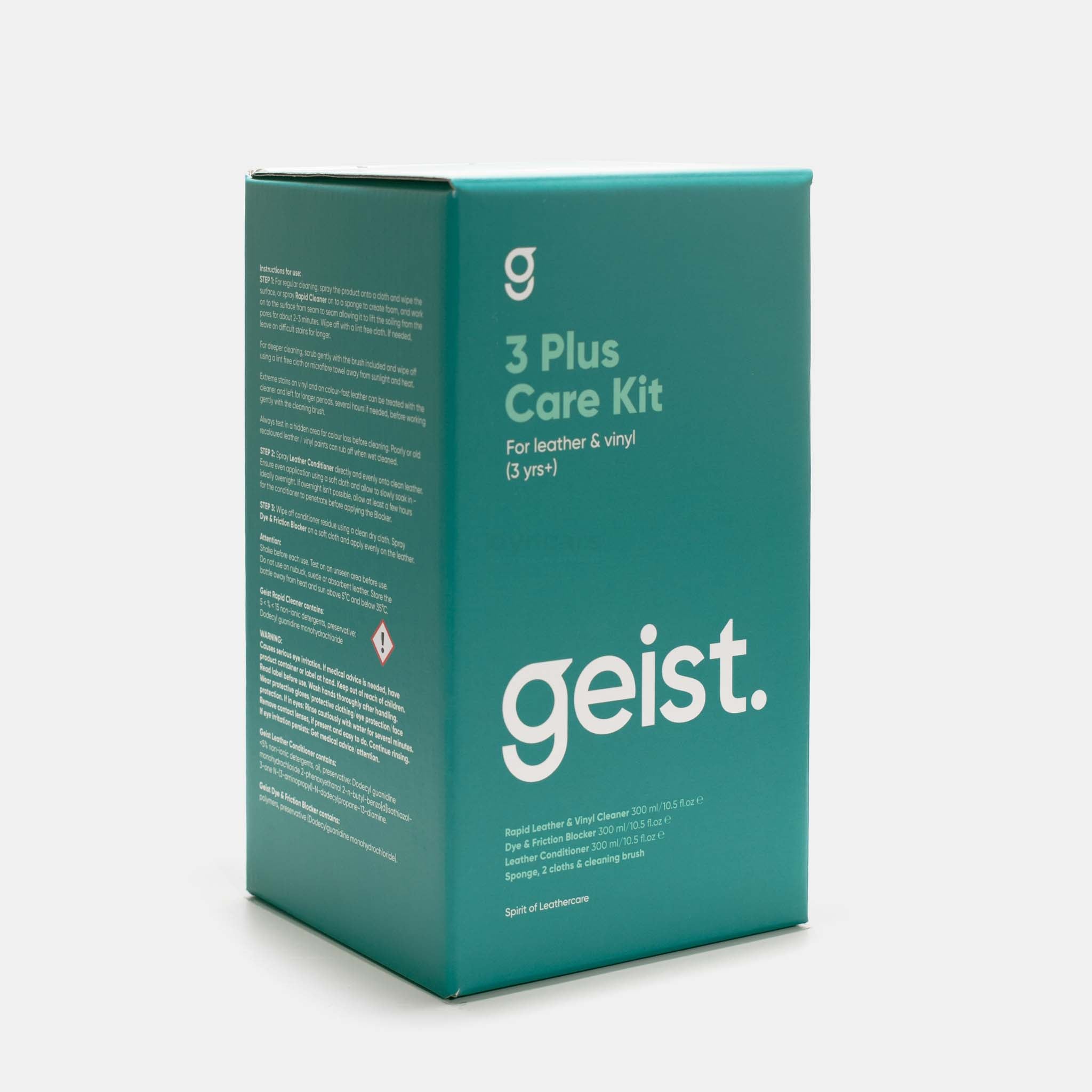 Giest - 3 Plus Care Kit for Leather & Vinyl – dyncars