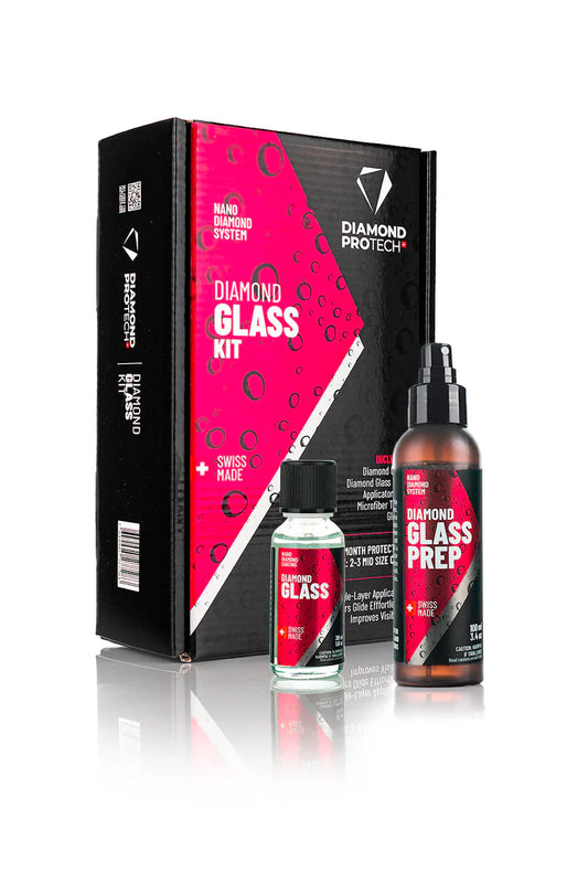 Diamond Glass Kit - Protection hydrophobe vitres 12 Mois